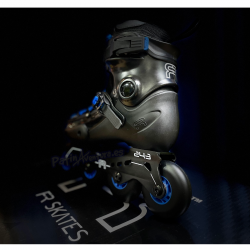 Patines Freeskate FRXP 80 Negro/Azul Adulto