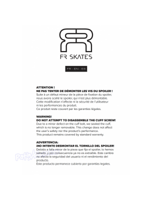 Patines Freestyle FR Igor Black Special Edition Adulto