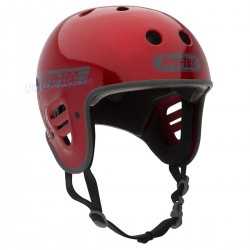 Casco Pro Tec Full Cut Cert Rojo Metalizado Adulto