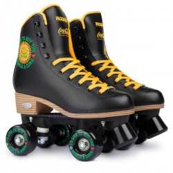 Patines Quad Rookie Rollerskates Coca-cola Sunshine Negro