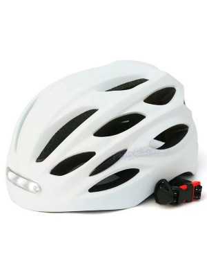 Casco Con Luz Trasera y Delantera E-Wheels V2 Patinete Eléctrico