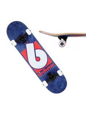 Skateboard Completo Birdhouse Stage 3 B Logo 7.75" Azul/Rojo