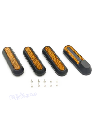 Pack 4 Embellecedores Laterales Protectores Reflectantes Patinete Eléctrico