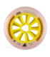 Ruedas Hydrogen Pro Firm 110mm Blancas/Amarillas