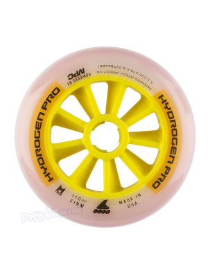 Ruedas Hydrogen Pro Firm 110mm Blancas/Amarillas