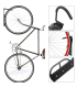 Soporte Con Gancho Para Colgar Patinetes Eléctricos y Bicicletas
