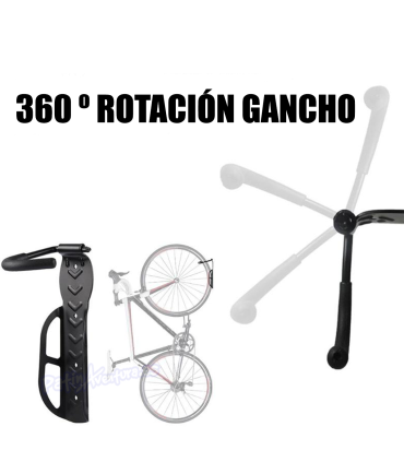 Soporte Con Gancho Para Colgar Patinetes Eléctricos y Bicicletas