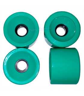 Ruedas Longboard SHR 70mm 78AA Turquesa