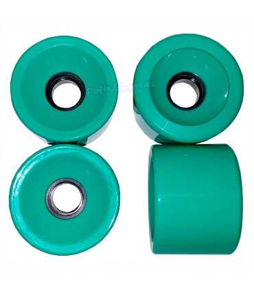 Ruedas Longboard SHR 70mm 78AA Turquesa