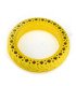 Rueda Maciza Anti Pinchazos Perforada 8,5" Amarilla Para Patinete Eléctrico
