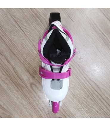 Patines Seba Junior Blanco/Rosa Niños Niñas