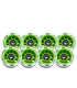 Ruedas Patines Quad Chronos 62X30MM 92A Verdes (8UDS)