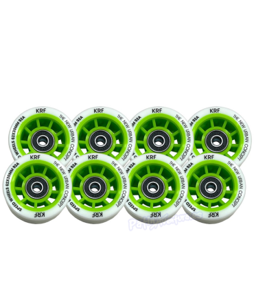 Ruedas Patines Quad Chronos 62X30MM 92A Verdes (8UDS)