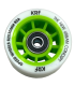 Ruedas Patines Quad Chronos 62X30MM 92A Verdes (8UDS)