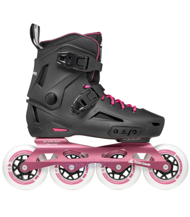 Patines Freeskate Rollerblade Lightning 90W Black/sangria