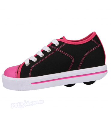 Zapatillas Con Ruedas Heelys Classic X2 Black/White/Hot Pink
