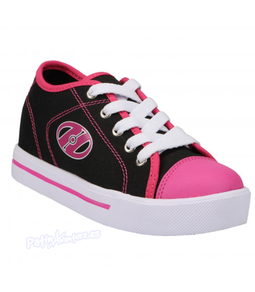 Zapatillas Con Ruedas Heelys Classic X2 Black/White/Hot Pink