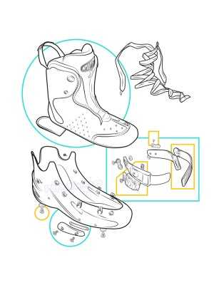 Bota Patines Deluxe Intuition Negro Adulto