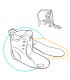 Patines Freeskate FRX 80 Teal Adulto Freestyle bota rigida