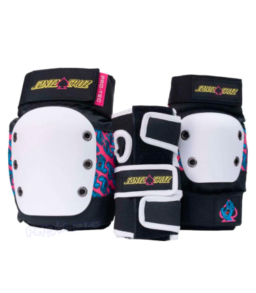Pro-Tec Pads X Santa Cruz Pack de 3 Protecciones