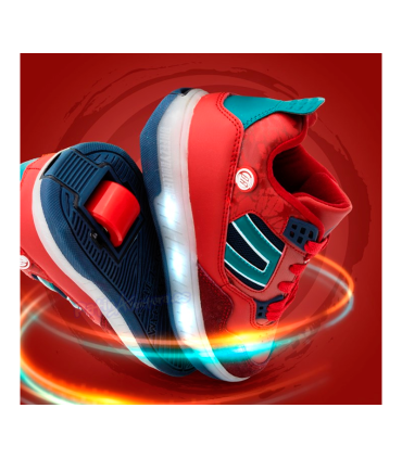 Zapatillas con Ruedas y Luz Breezy Rollers Light Beam