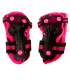 Protecciones Patines Pack 3 KRF Rosa/Camu Junior Muñequera