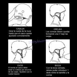 Casco Micro Neochrome Azul con luz