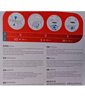 Casco Micro Neochrome Azul con luz