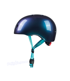 Casco Micro Neochrome Azul con luz