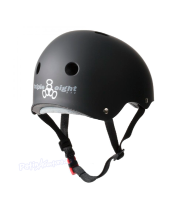 Casco Triple Eight Certified Sweatsaver Negro Adulto