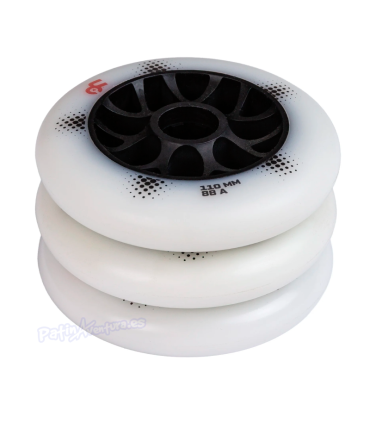 Ruedas Undercover Team PRO 110/88A White, 3-pack Bullet (Ovalado)