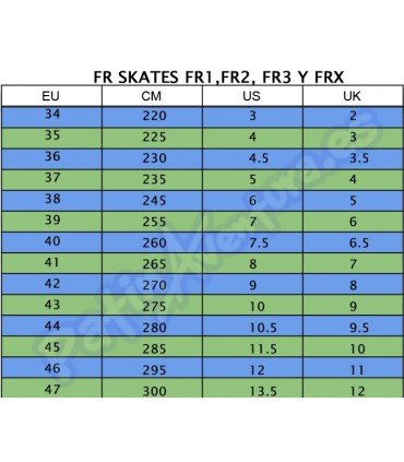 Patines Freeskate FR3 310 V2 Negro Adulto