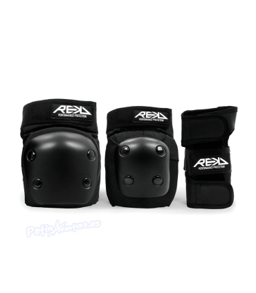 Protecciones Pack 3 REKD Heavy Duty Negro Niños