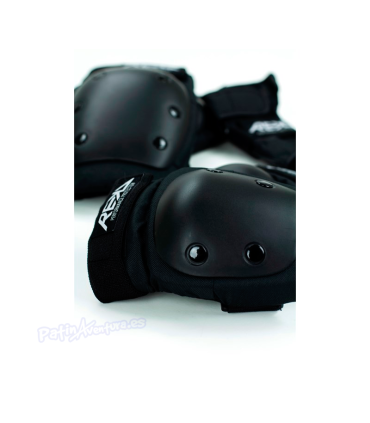 Protecciones Pack 3 REKD Heavy Duty Negro Niños