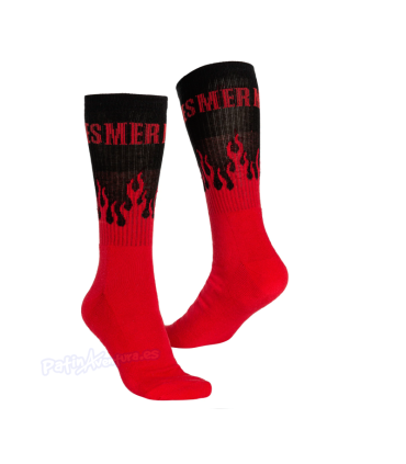 Calcetines Mesmer "Hots" Socks red/black Adulto