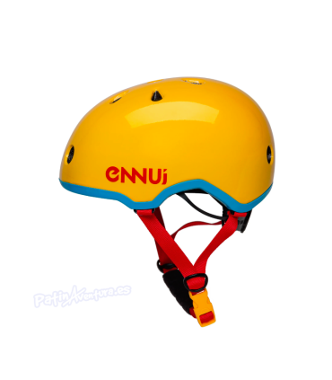 Casco Ennui Elite Yellow Con Gorra Extraíble