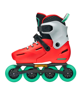 Patines Freeskate Rollerblade APEX Platino-Coral Niños