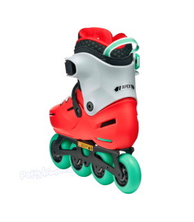 Patines Freeskate Rollerblade APEX Platino-Coral Niños