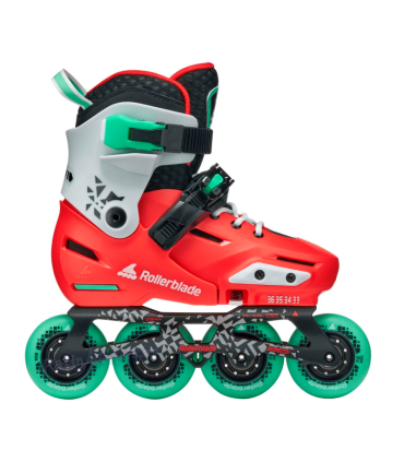 Patines Freeskate Rollerblade APEX Platino-Coral Niños