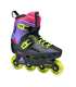 Patines Freeskate Lightning Trs Black/purple/pin
