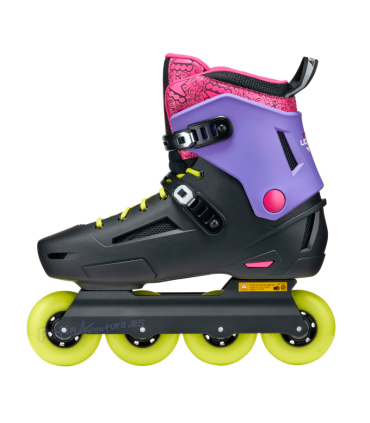 Patines Freeskate Lightning Trs Black/purple/pin