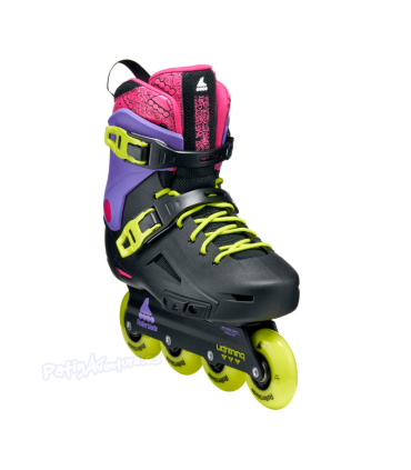Patines Freeskate Lightning Trs Black/purple/pin