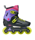 Patines Freeskate Lightning Trs Black/purple/pin