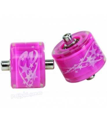 Ruedas Heelys Fats Starburst Rosa