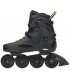 Patín Línea Freeskate Rollerblade RB 80 Negro/Amarillo Adulto