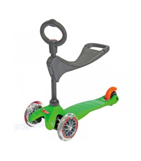 Scooter Mini Micro 3en1 Verde Junior