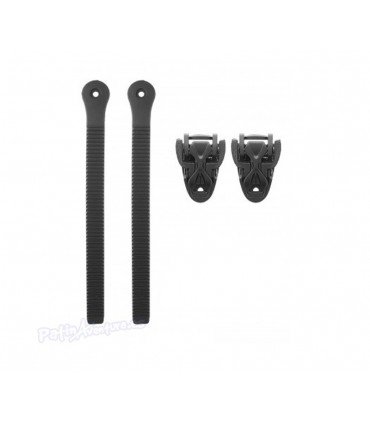 Cierre Carbon Spider + Buckle Seba Set 2 Unidades