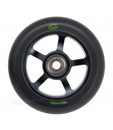 Pack Rueda Patinete Scooter Freestyle + Rodamientos IT 5 Stripes Alu Hub