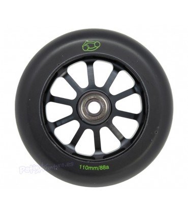 Pack Rueda Patinete Scooter Freestyle + Rodamientos IT 10 Stripes Alu Hub
