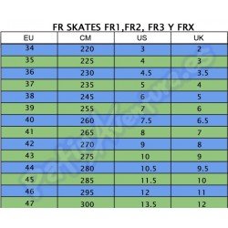 Patines Freeskate FR1 80 Blanco Adulto
